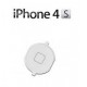 Tlačítko Home Button pro iPhone 4S, bílý