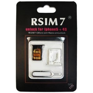 Unlock Rsim 7 karta pro iPhone 5/4s s iOS6