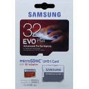 Samsung MicroSDHC 32GB EVO Plus Class 10 UHS-I + SD adaptér