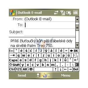 Malá česká lokalizace pro Palm Treo 750
