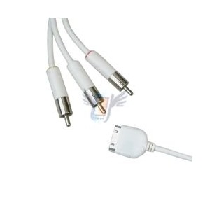 AV kabel pro iPhone 3G, bílý