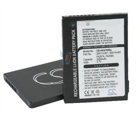 Baterie pro Hewlett Packard iPAQ HX4700