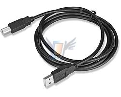 USB kabel k tiskárně, černý