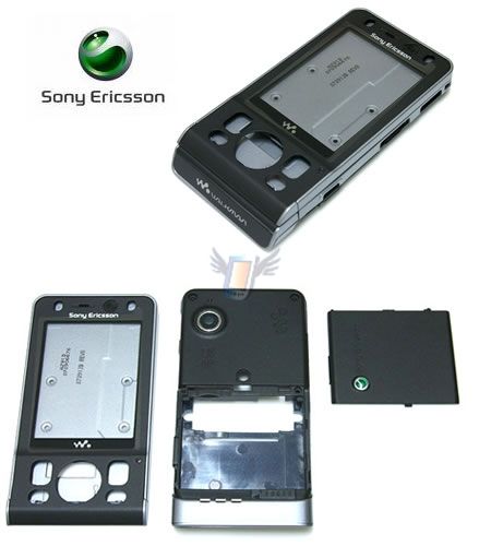 Kompletní housing pro Sony Ericsson W910, černý