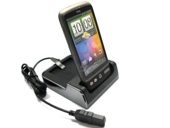 Kolíbka AC USB s nabíjením baterie pro HTC Desire