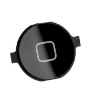 Tlačítko Home Button pro iPhone 4, černé