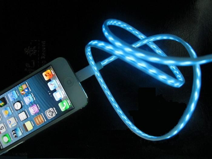 Svítící USB Lightning kabel pro Apple iPhone 5