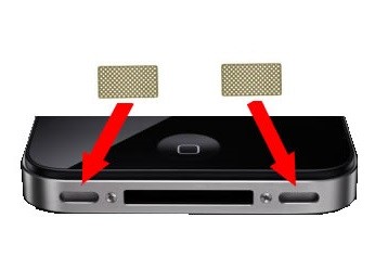 Ochranné síťky reproduktorů pro iPhone 4/4S