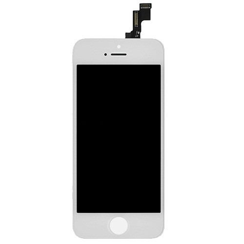 LCD displej s předním dotykovým sklem pro Apple iPhone 5S, bílý
