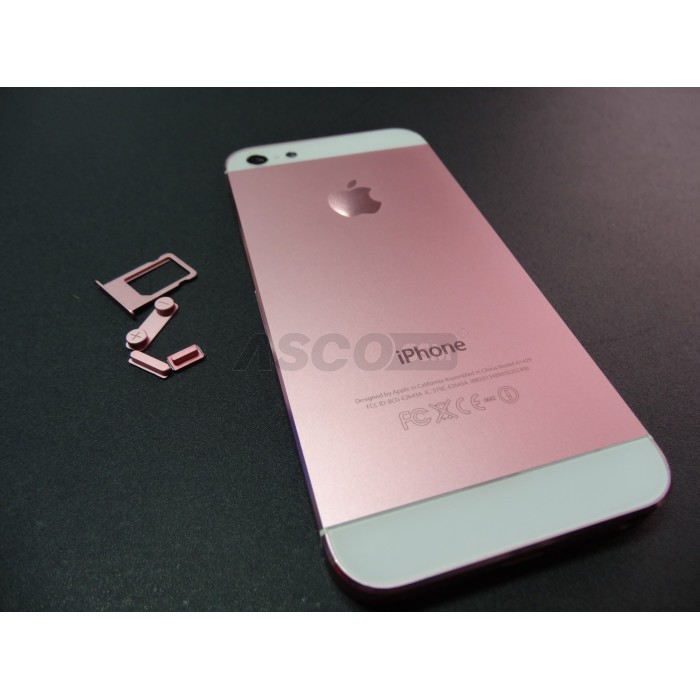 Zadní kovový kryt pro iPhone 5, růžový