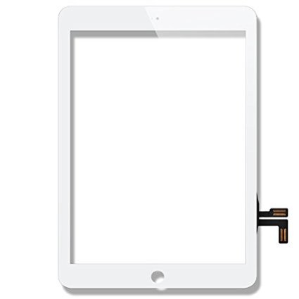 Sklo + Touchscreen pro Apple iPad Air, bílé