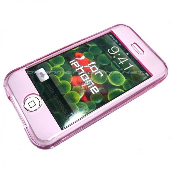 Pevné plastové pouzdro pro Apple iPhone, růžové