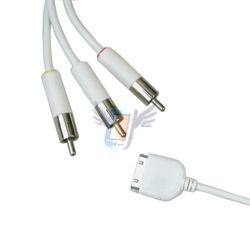 AV kabel pro iPhone 3G, bílý